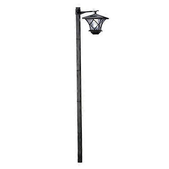 Solar Post Light High Brightness Waterproof Auto On/Off Simple Installation Retro Style Decorative Floor Lamp LED Security Light