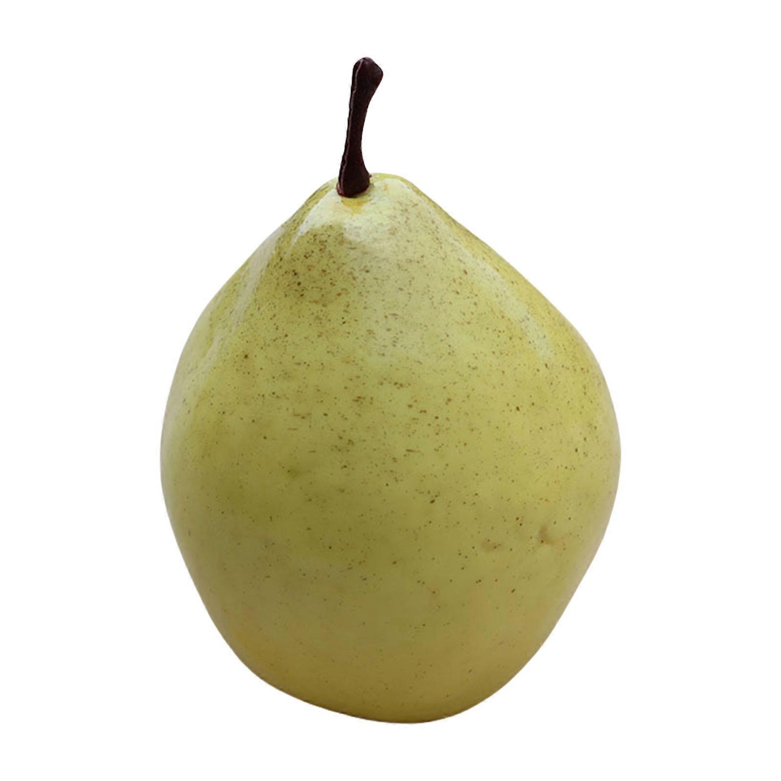 Decorative Simulated Pear Realistic Artificial Foam Fruit Cabinet Decoration Handmade Vegetable Props for Shop Use