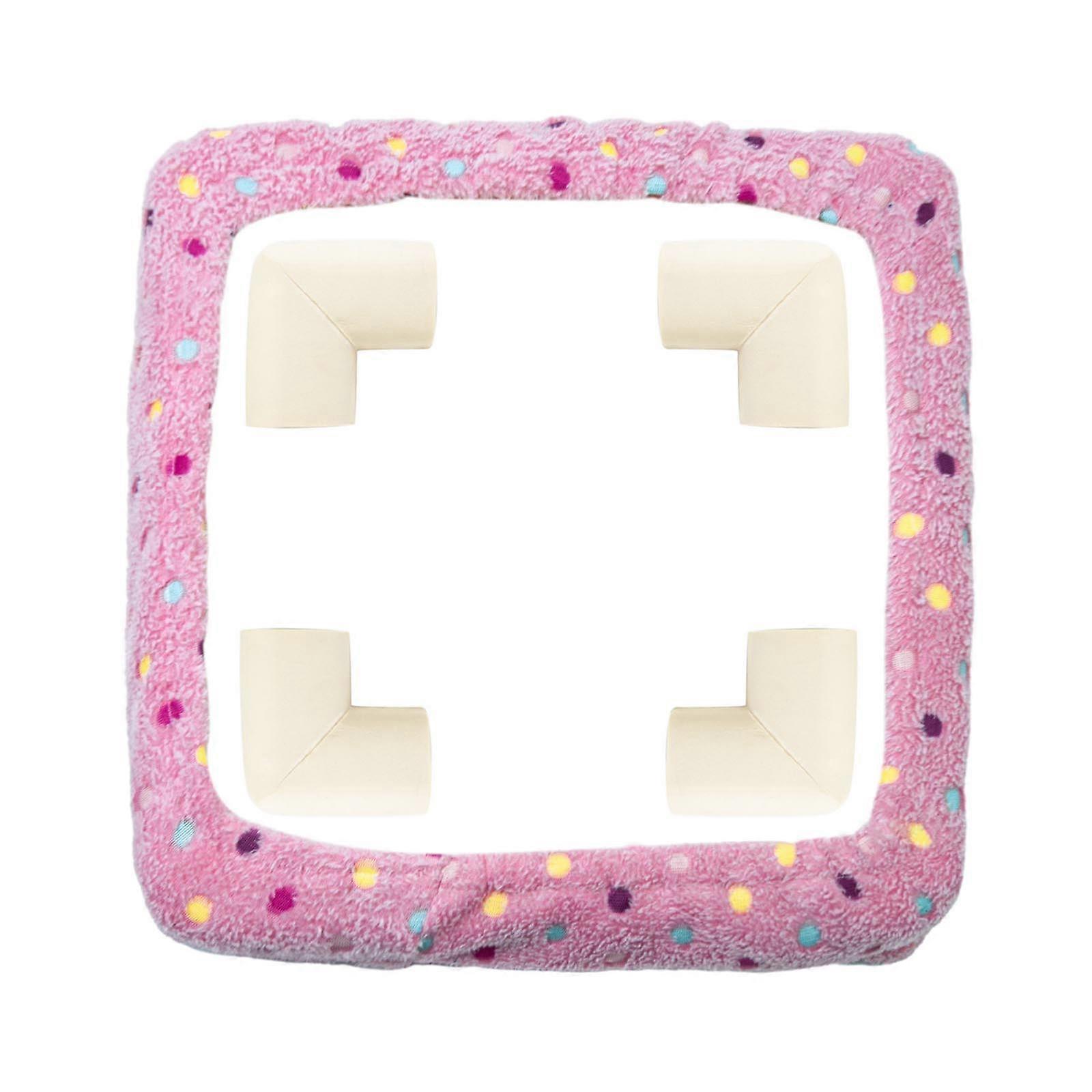 Rugs Hooking Frame Cover Practical Gripper Strips Frame Cover Punch Needle Frame Cover for DIY Quilting 25x25cm/40x40cm  pink 40*40cm