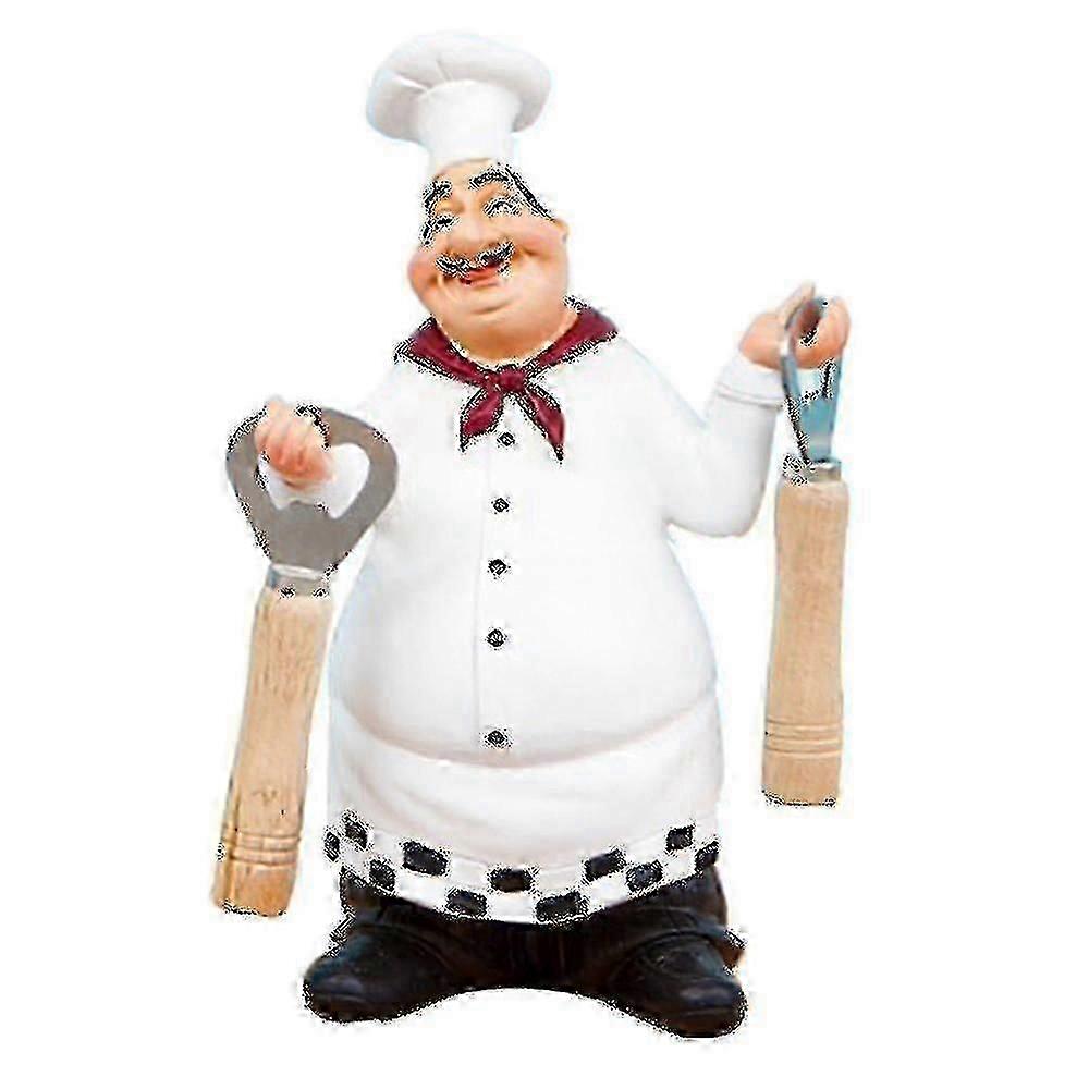 Creative Bottle Opener,chef Figurines With Beer Opener