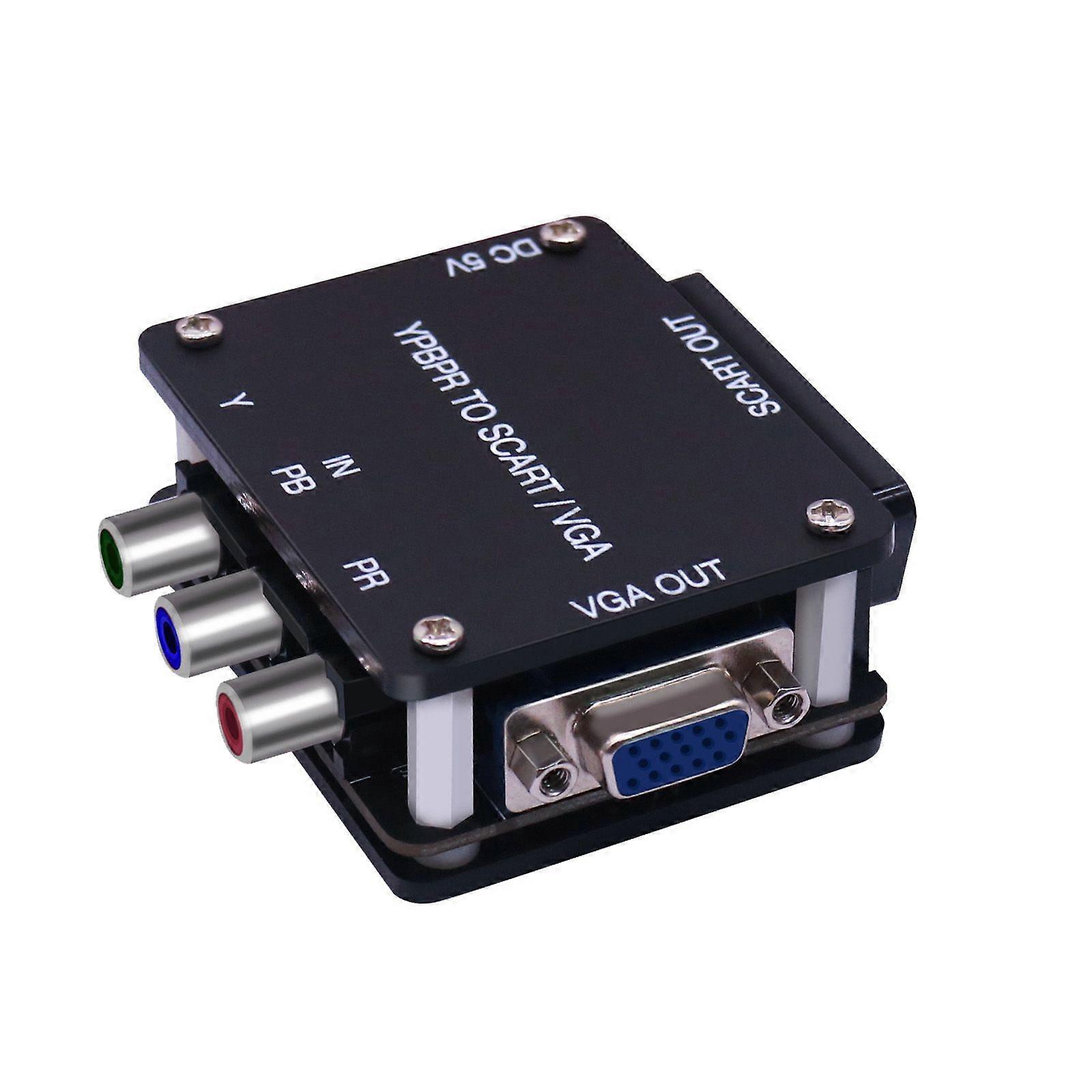 Component YPbPr to RGBS/VGA Converter for Retro Game Console/Set-top Box/DVD1c
