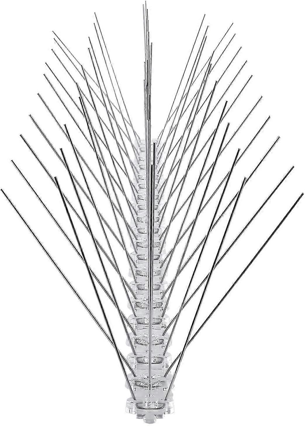Pigeon Repellent Stainless Steel Bird Spikes Total Length 3 Metres 6 Elements 50 Cm Bird Repellent Spikes With Click Lock And Predetermined Breaking P