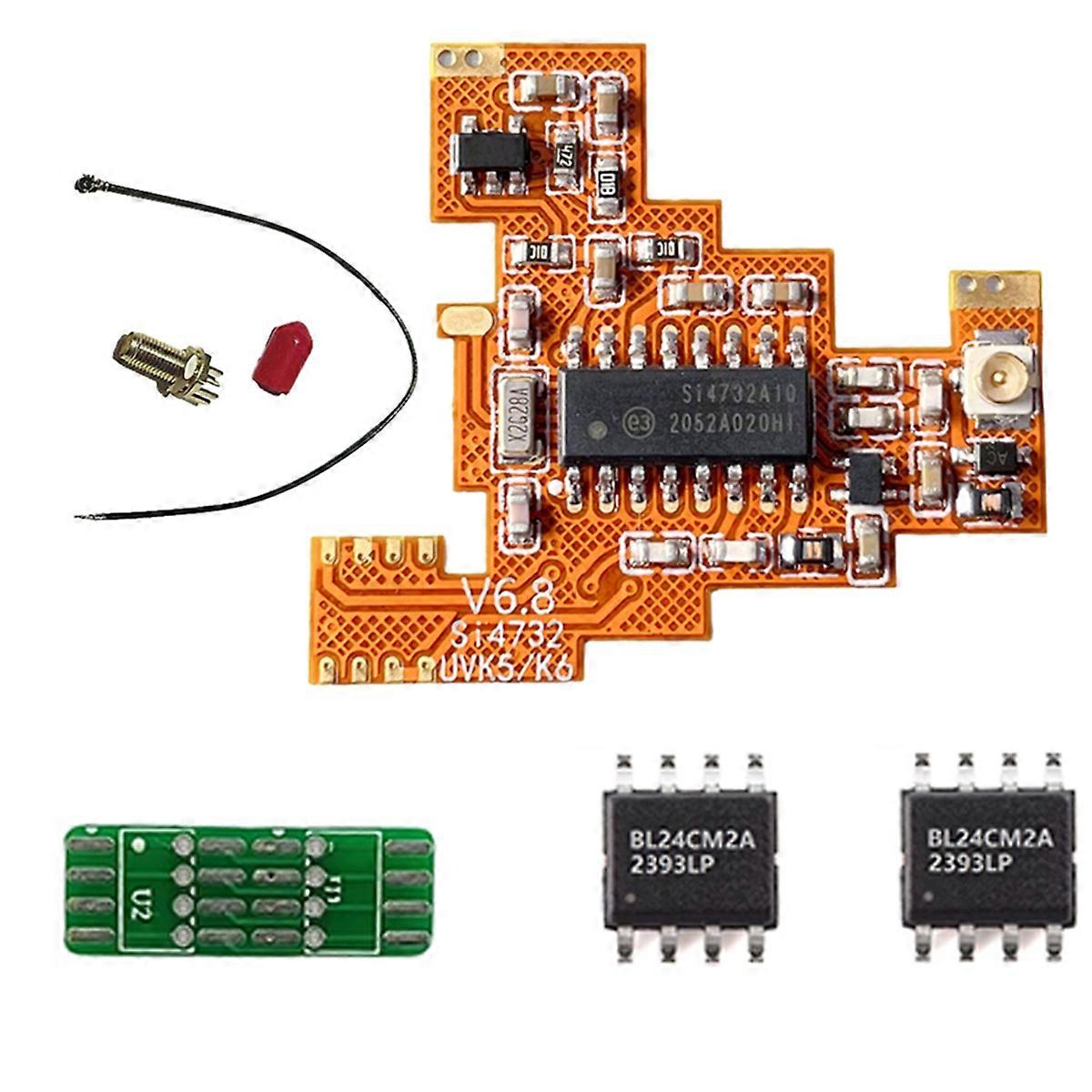 SI4732 V6.8 FPC Module+2x BL24CM2A 512KB Chip for UVK5 K6 HF Shortwave Full Band/Single Sideband Re