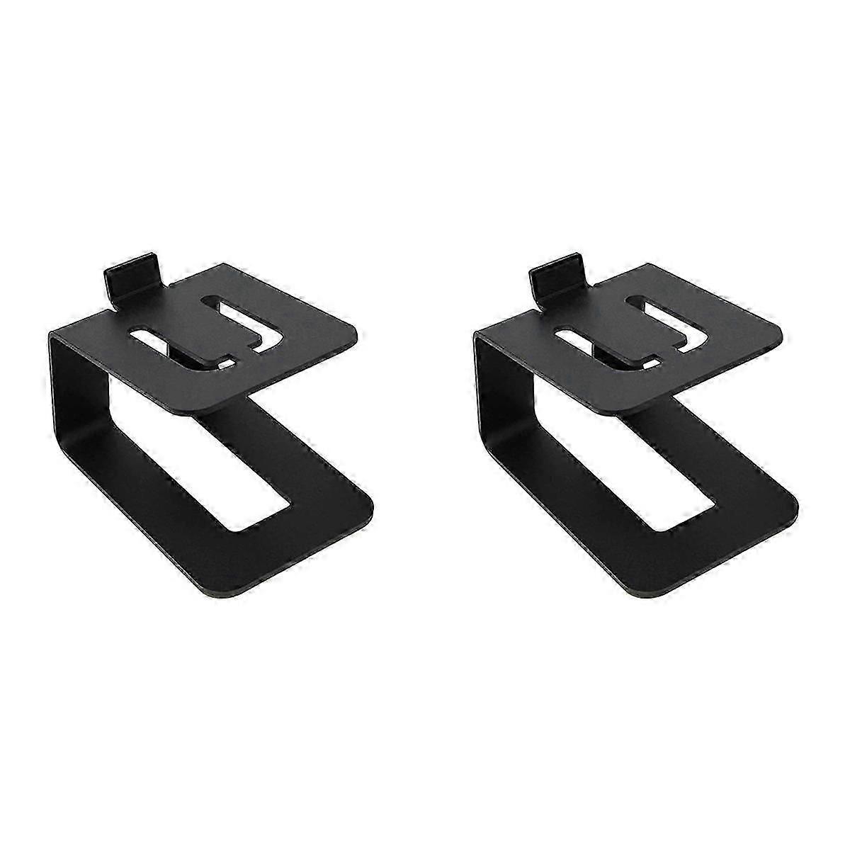 2Pcs Desktop Speaker Stand Metal Audio Bracket Holder Universal Tabletop Stand