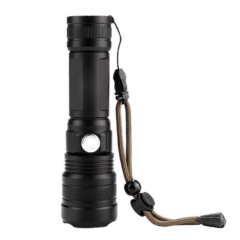 Rechargeable Telescopic LED Torch USB Rechargeable Flashlight Projector For Outdoor Hunting Running