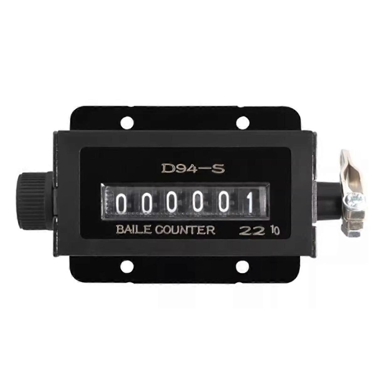 Mini licznik cyfrowy 0-99999 6-cyfrowy numer ręczny Tally Click Timer Mechaniczny resetowalny ręczny licznik skoków ciągnięcia D94-S
