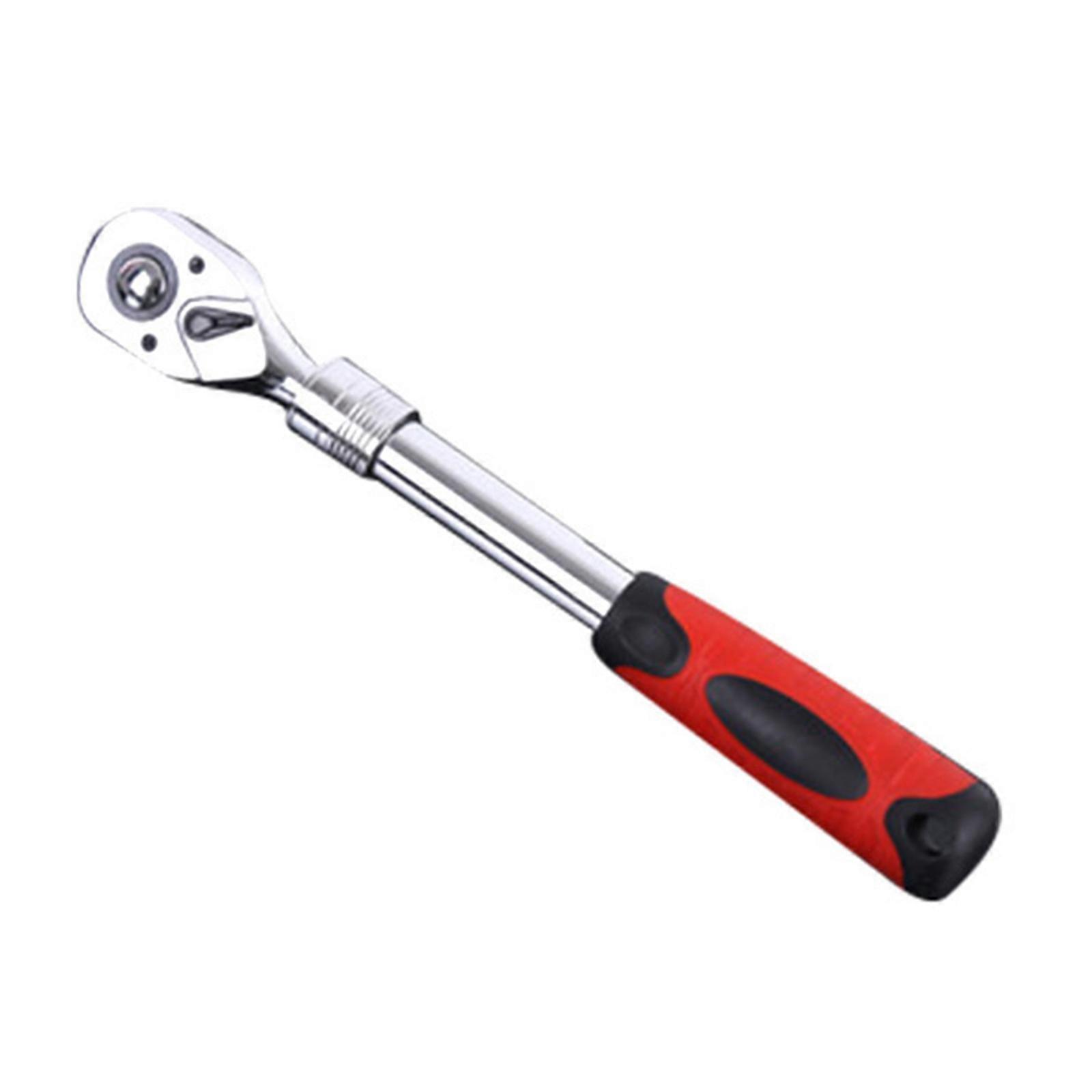 72 Tooth Adjustable Socket Ratchet Wrench 1/2 1/4 3/8 inch Extendable Socket Spanner Torque Wrench Quick Release  S