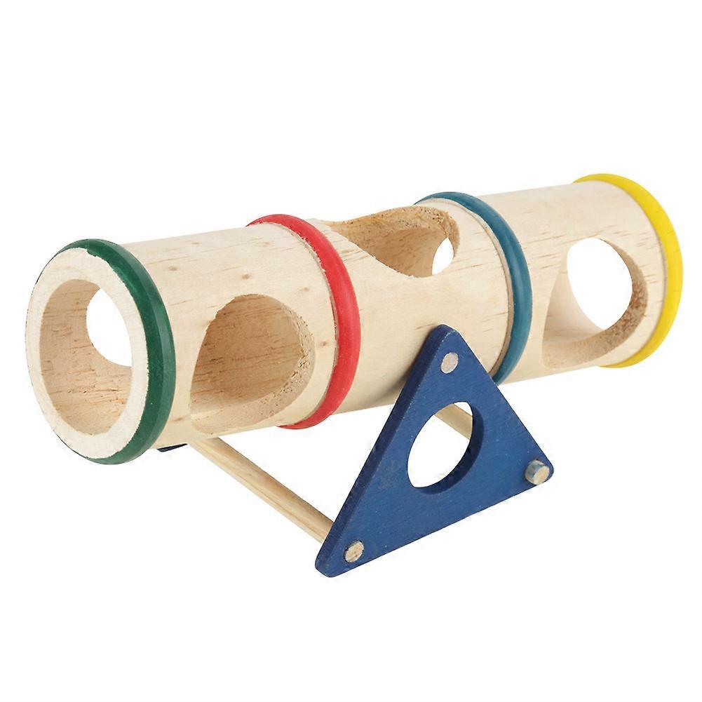 Rainbow Seesaw Hamster Play Toy for Small Pets - Durable Plastic, Colorful Design, Interactive Fun for Hamsters and Mice