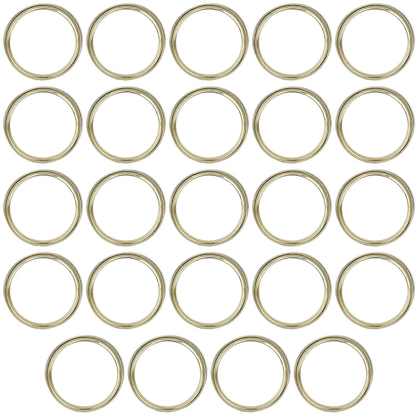 24pcs Jar Sealing Storage Lids Split‑Type Solid Caps Round Shape Can Accessory Kitchen Supplies