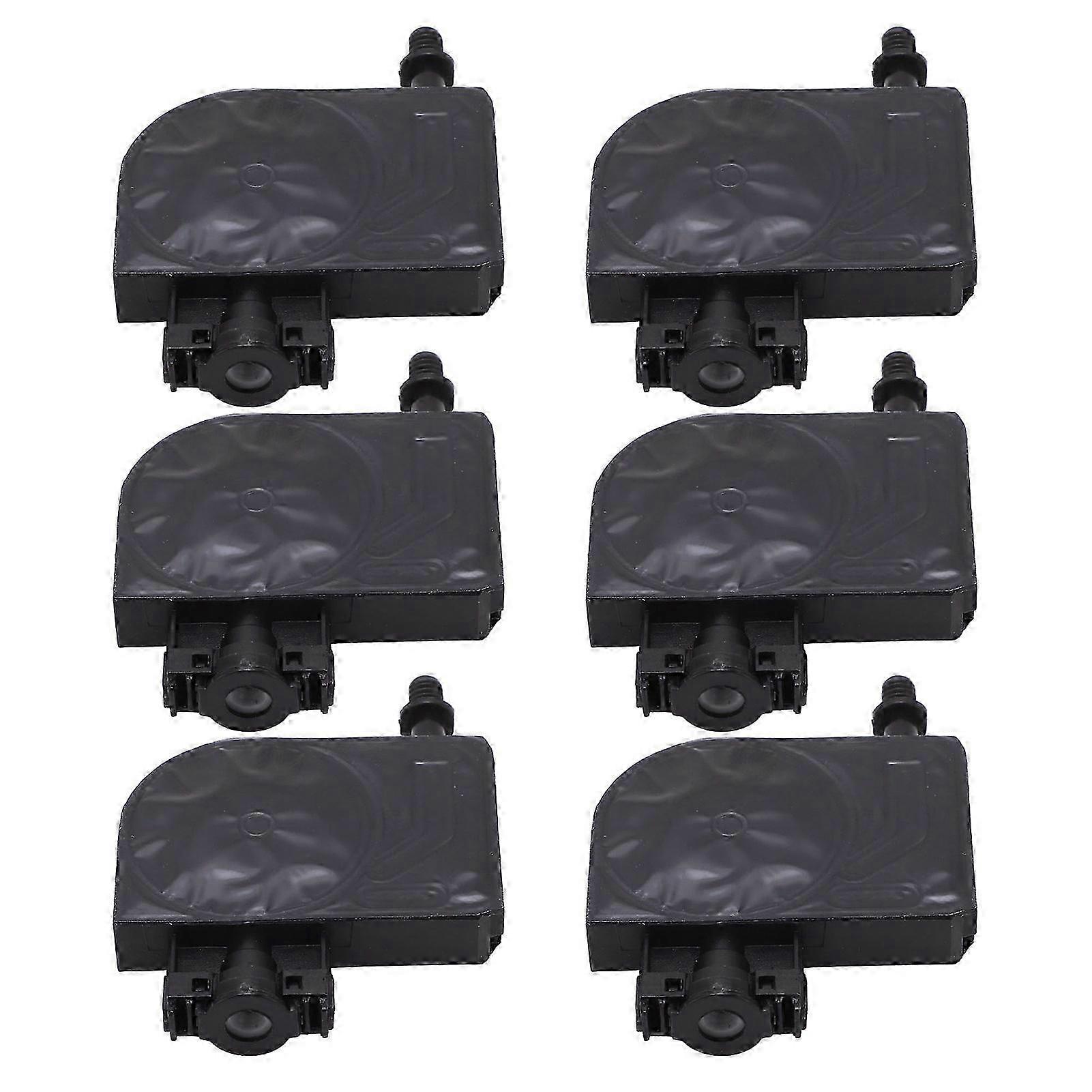 6Pcs Black Printer Ink Damper Corrosion Resisting Fluent PP Material Printer Damper for 4800