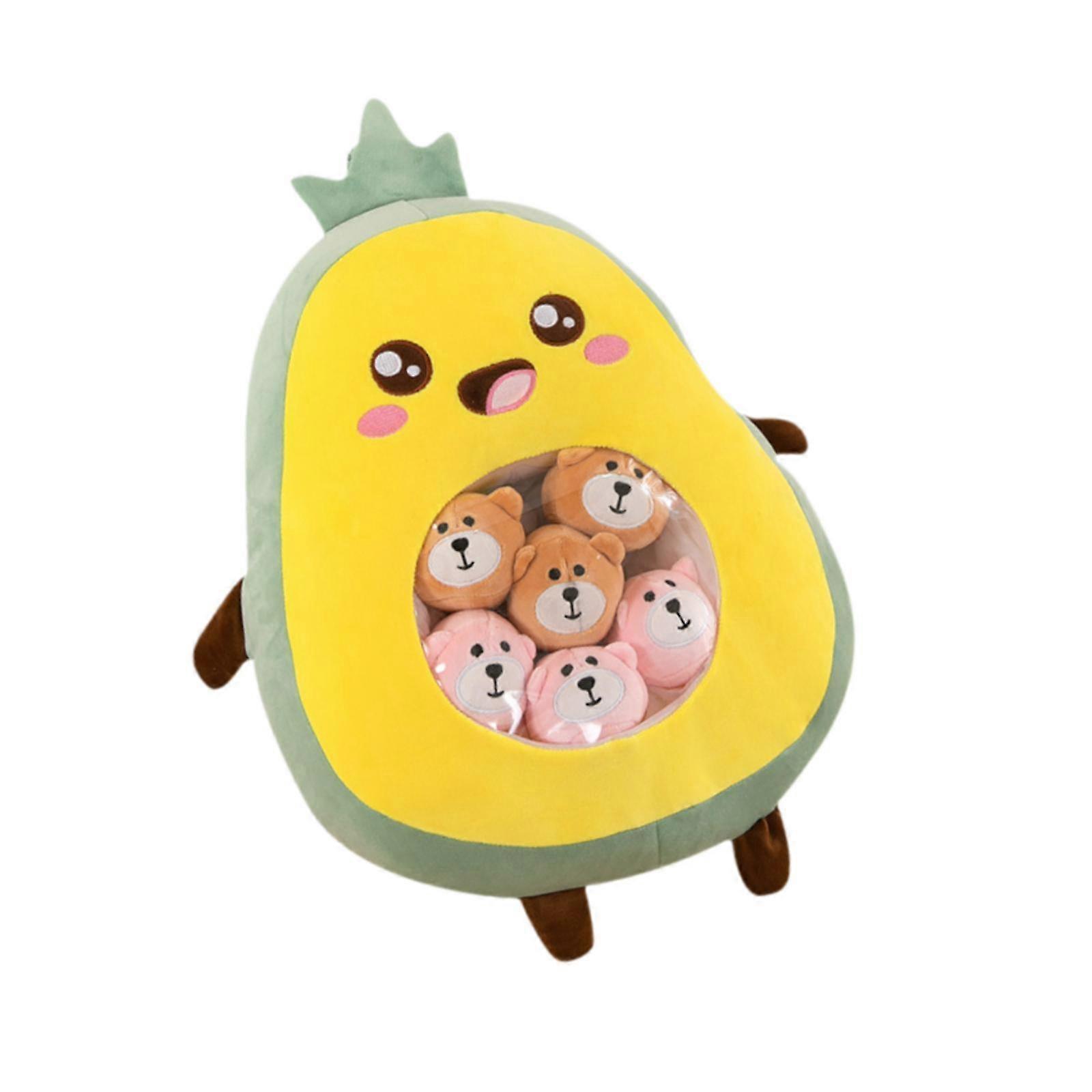 Removable Plush Doll Cartoon Plush Toy Decoration with Small Doll, Removable