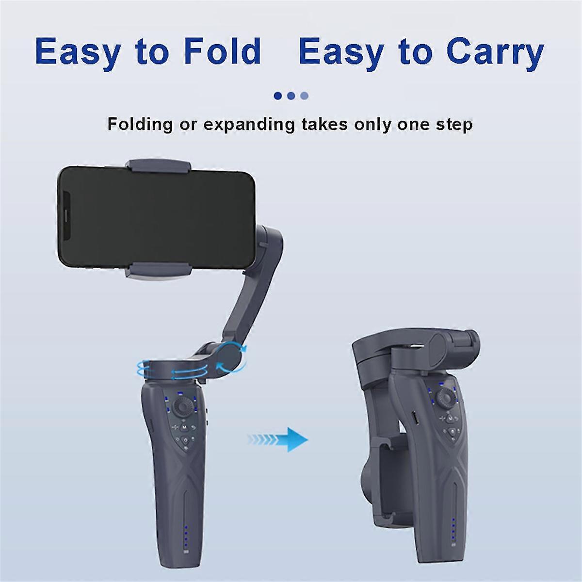 F12 3- Gimbal Stabilizer,LED Lighting