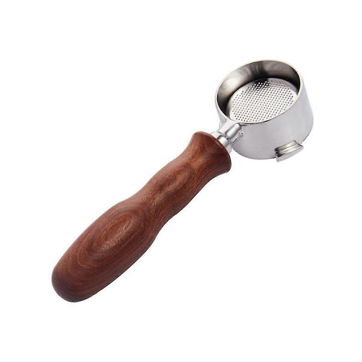 51mm for Delong Coffee Machine Handle Modified Solid Wood Handle Accessories Coffee Funnel Bottomless Handle