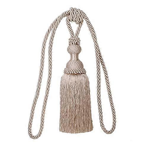 Curtain Tiebacks Pack With Tassel Rope, Handmade Decorative Holdbacks, Color D and B, Home Decor