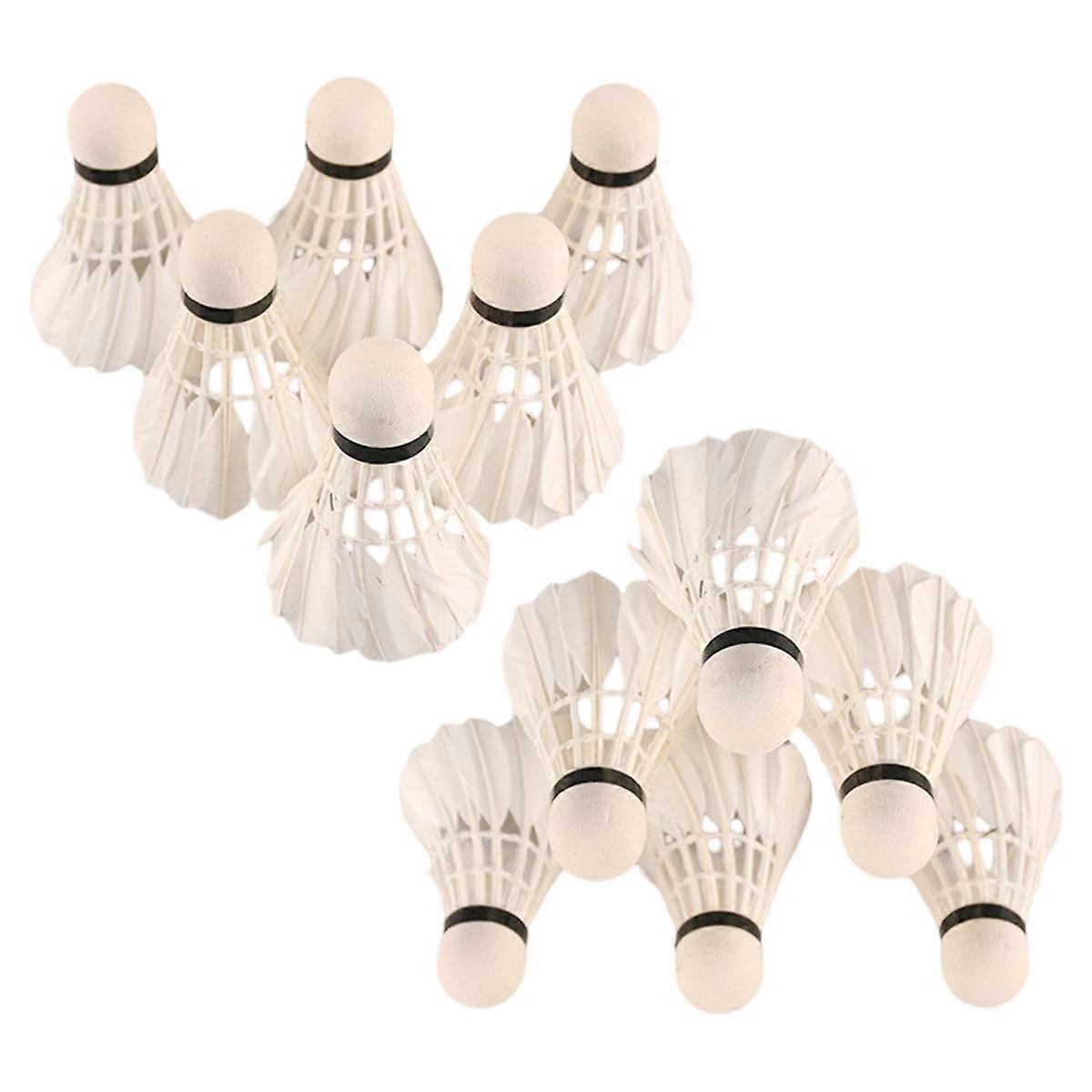 Federbälle, Gänsefeder, Badminton Training