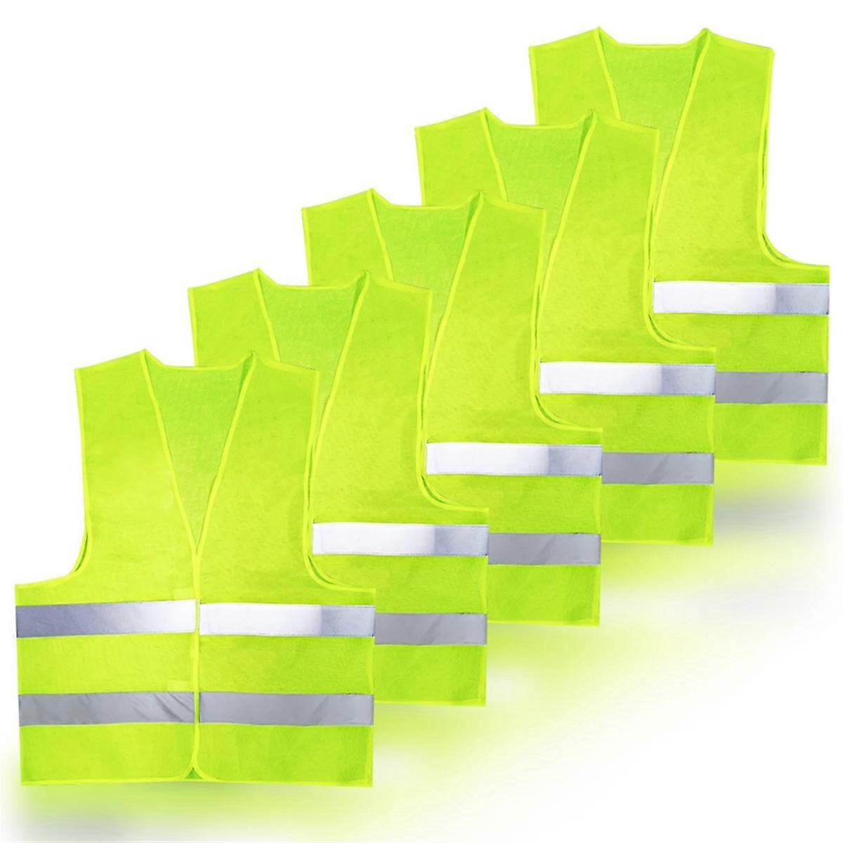 Ανακλαστικό γιλέκο ασφαλείας, προειδοποιητικά γιλέκα, φθορίζουσα πράσινη υψηλή ορατότητα γιλέκων ασφάλειας αυτοκινήτων για τη μοτοσικλέτα