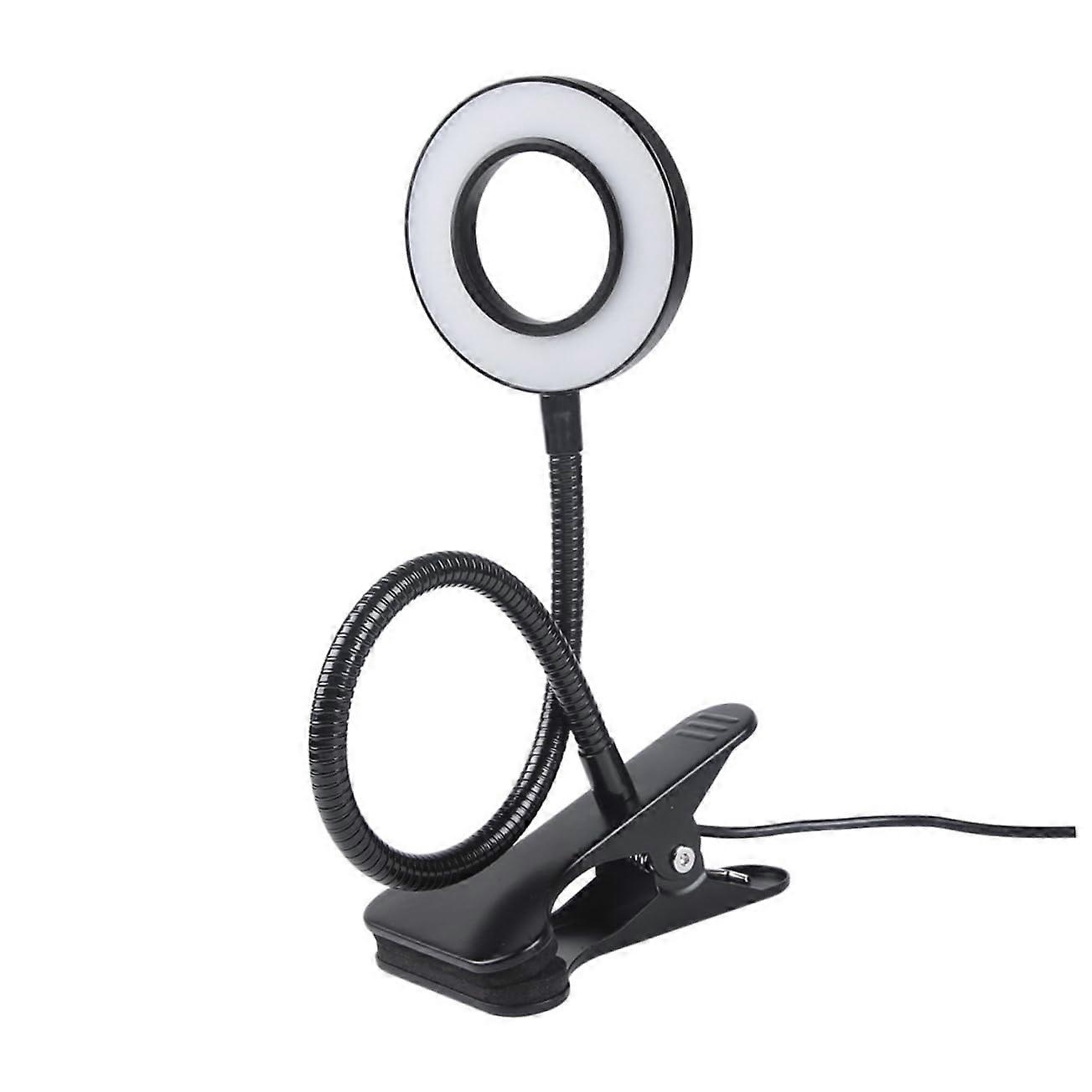 Eye Caring Clip LED Reading Lamp Flexible Rechargeable Light with Warm Light for Makeup Bedside Office Use