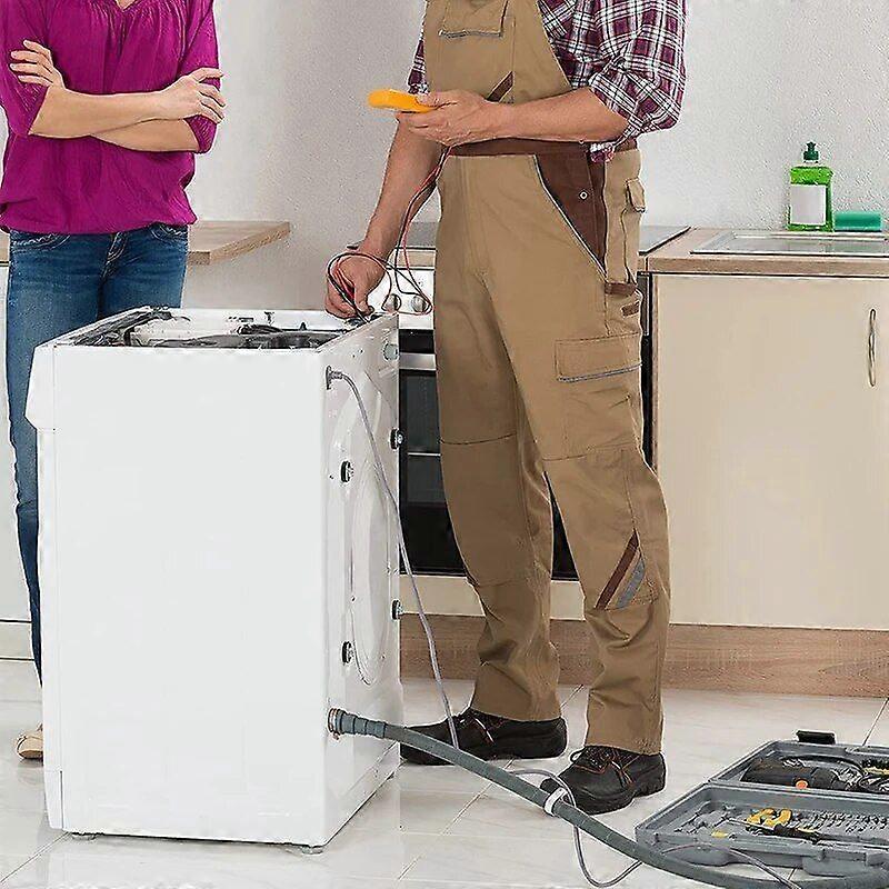 סט הארכת צינור ניקוז צינור מכונת כביסה אוניברסלי 13 רגל, כולל מחבר צינור תושבת וצינורות ניקוז מהדקי צינור