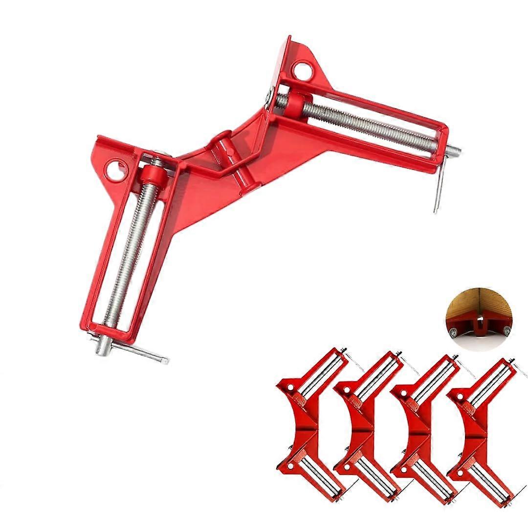 Corner Clamps Hand Tool for Woodworking, 90 Degree Angle Clamps for Carpentry, 4 Pack, Adjustable Durable Design