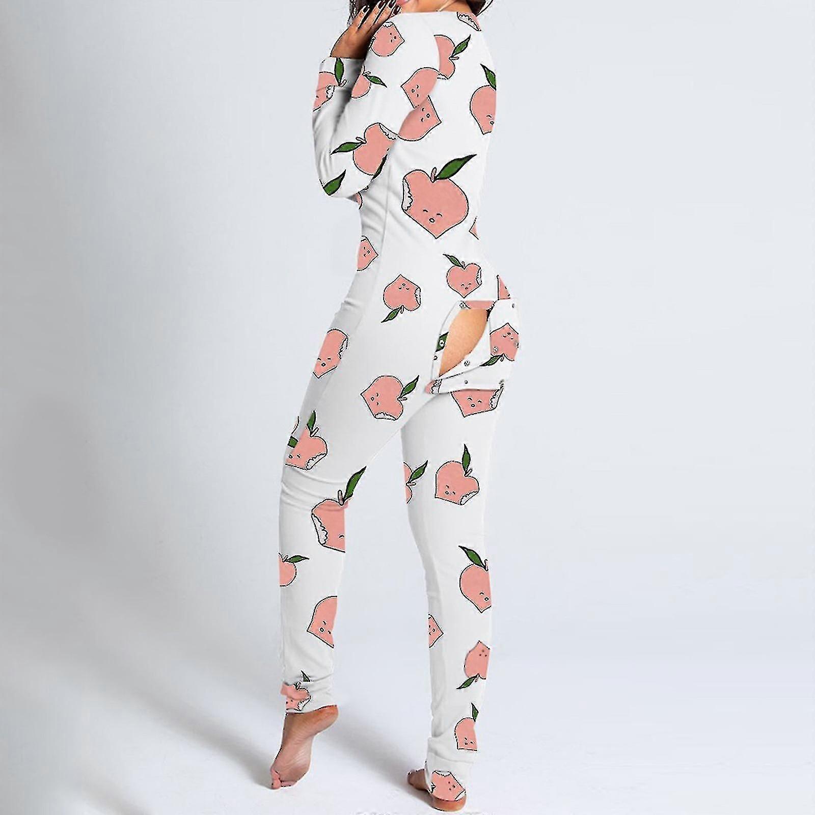 Best-selling Women's One-piece Pajamas With Open Back For Convenient