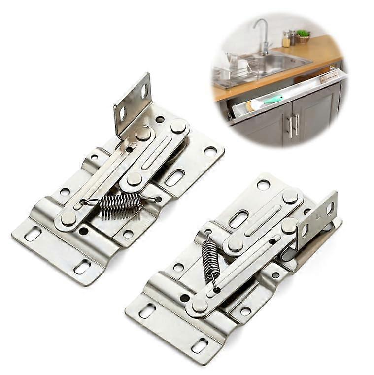 2 Pair Tip Out Tray Hinges Self Closing Kitchen Cabinet Door Hinges Heavy Duty 1.5 Inch Size for Easy Access
