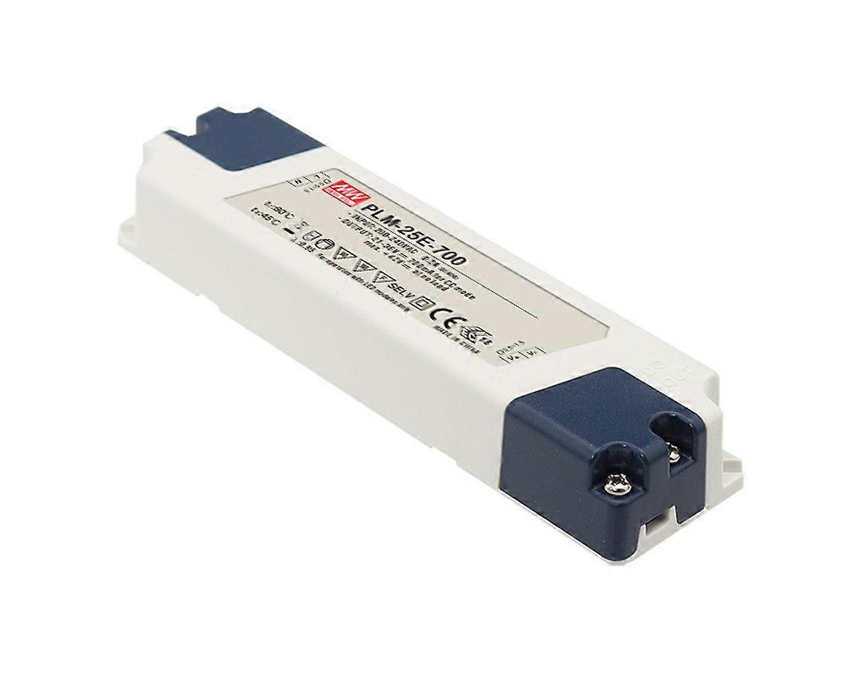 Mean Well PLM-25E-350 LED Power Supply 72V 0.35A 25.2W Single Output with Power Factor Correction PFC