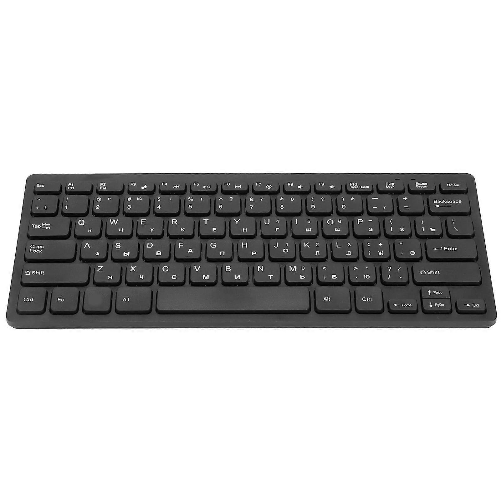Wired Computer Keyboards Ergonomic Mini Ultra Thin Rechargeable 78 Key Design USB Compatible for Office and Home Use