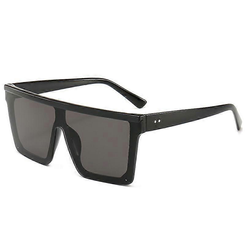 Square Big Sunglasses Ladies Thick Frame Mirror