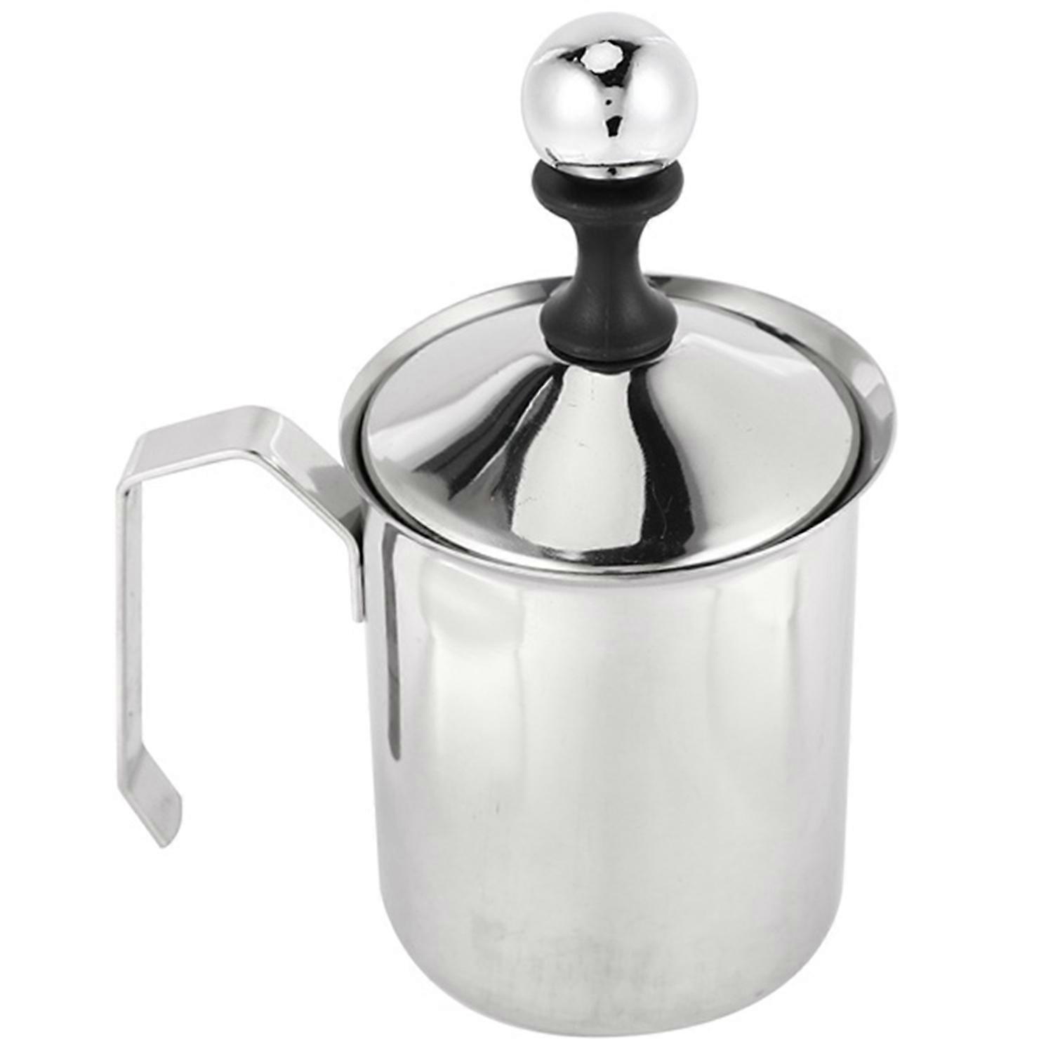 Manual Milk French Press Coffee Maker Stainless Steel Milk Foamer