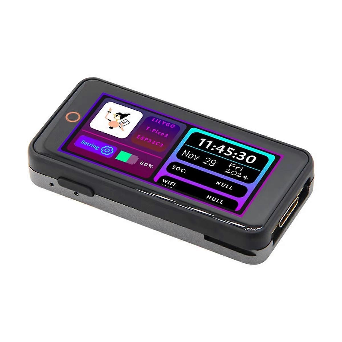 T-Pico-2350 RP2350 & ESP32-C6 -kehityskortti, sisäänrakennettu 2,33 tuuman LCD-kosketusnäyttö, HD-videoliitäntä