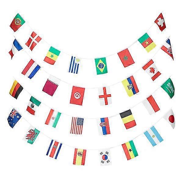 Outdoor-Flagge Welt Nationalflagge String String Flagge Banner Konferenz String Flagge Wimpel Banner International Bunting
