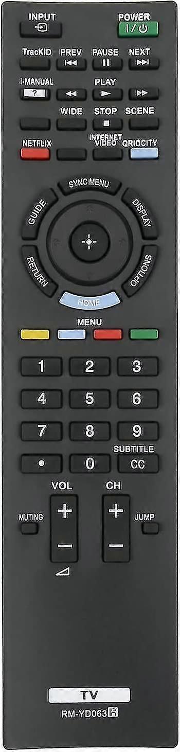 Rm-yd063 Sony Tv Remote Control Replacement Kdl-46ex620