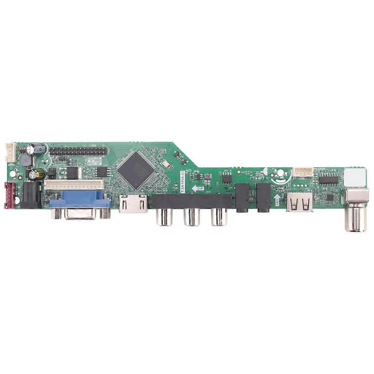 High Quality T.V53.03 Universal LCD TV Controller Driver Board V53 Analog TV TV/AV/PC/HD/USB Media Motherboard B