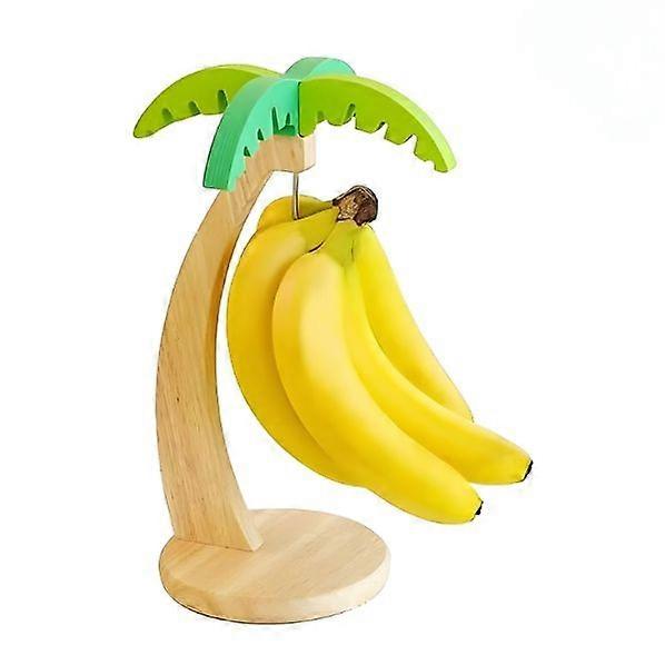 Wooden Banana Holder Banana Hanger Stand with Hook