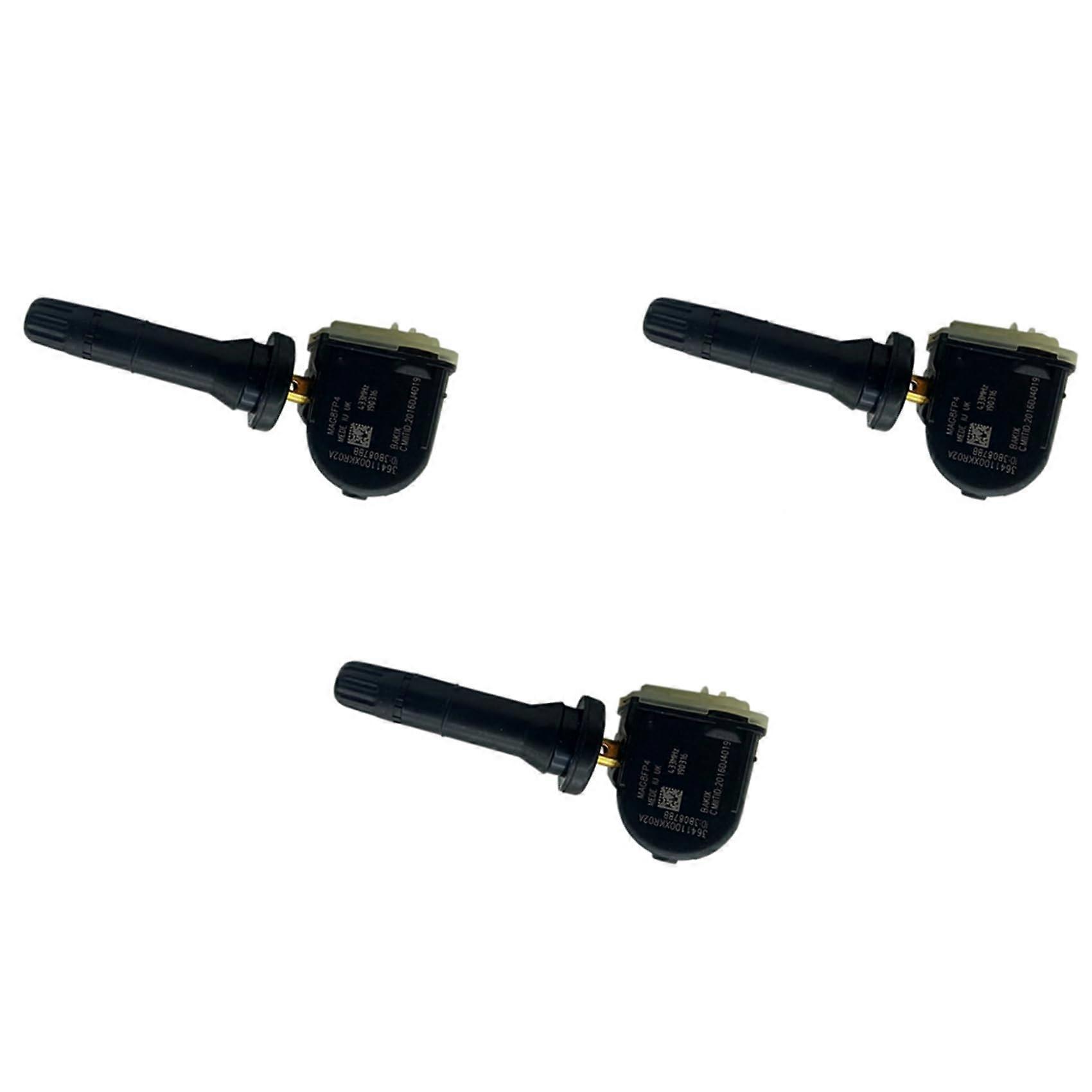 3X TPMS Tire Pressure Sensor 433MHZ 3641100XKR02A for 2019 F7 H6 WEY VV5 VV6 VV7 Tire Sensor Crysler, black, 750119227