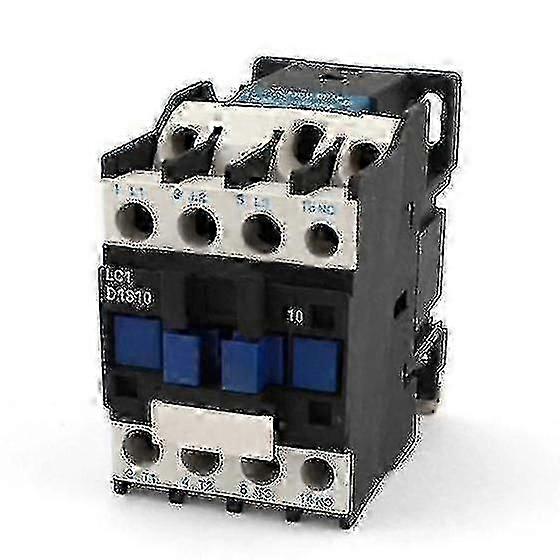 Ρελέ εκκινητών μηχανών σπειρών AC220V AC220V AC220V Lc1 D1810 σπειρών εναλλασσόμενου ρεύματος μαύρη έκδοση