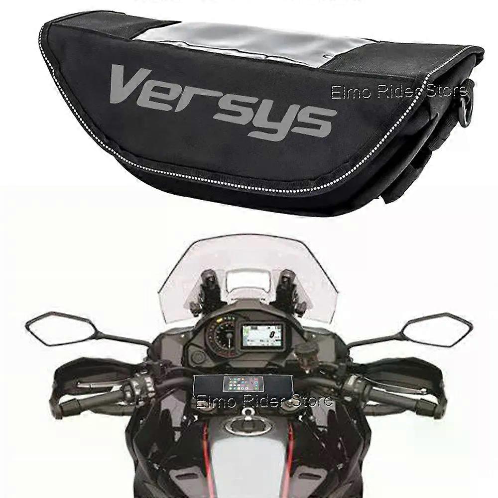 For Kawasaki Versys 1000 Versys 650 Versys 1000 650 Motorcycle Handlebar Waterproof Bag Travel Bag Storage Bag Screen GPS