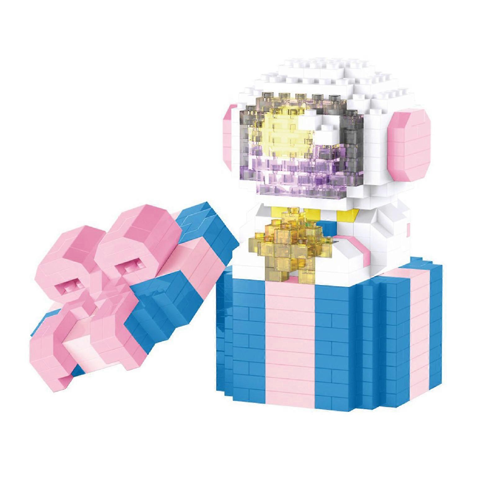 Building Blocks with Light Bite Tight Smoothly Connection Exquisite Astronaut Toys for Kids