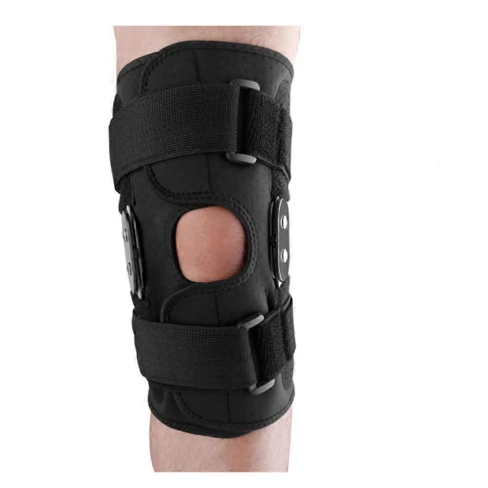 Adjustable Kneelet Knee Brace Patella Support Protector Alloy Hinged Sports Stabilizer Kneepad Wrap,1pcs,M