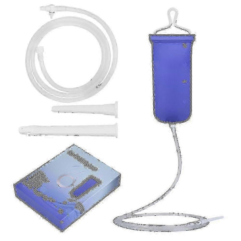 Enema Bag Colon Cleanse Kit - Reusable Colonic Kit, Enema Irrigator Shower For Coffee And Water Colon Cleansing, Douche