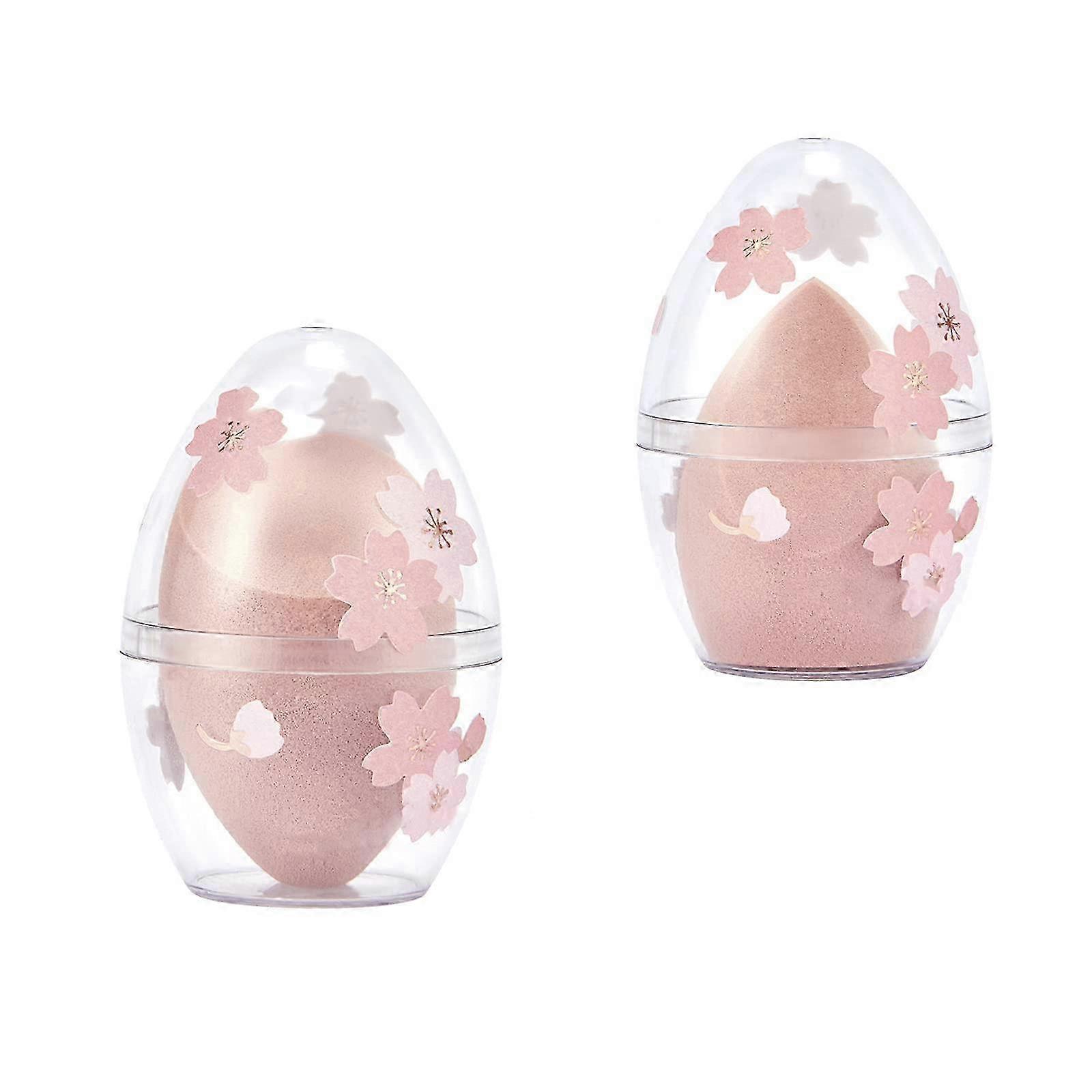 2 Pcs Makeup Sponge Makeup Egg for Liquid Cream Foundation SZRH