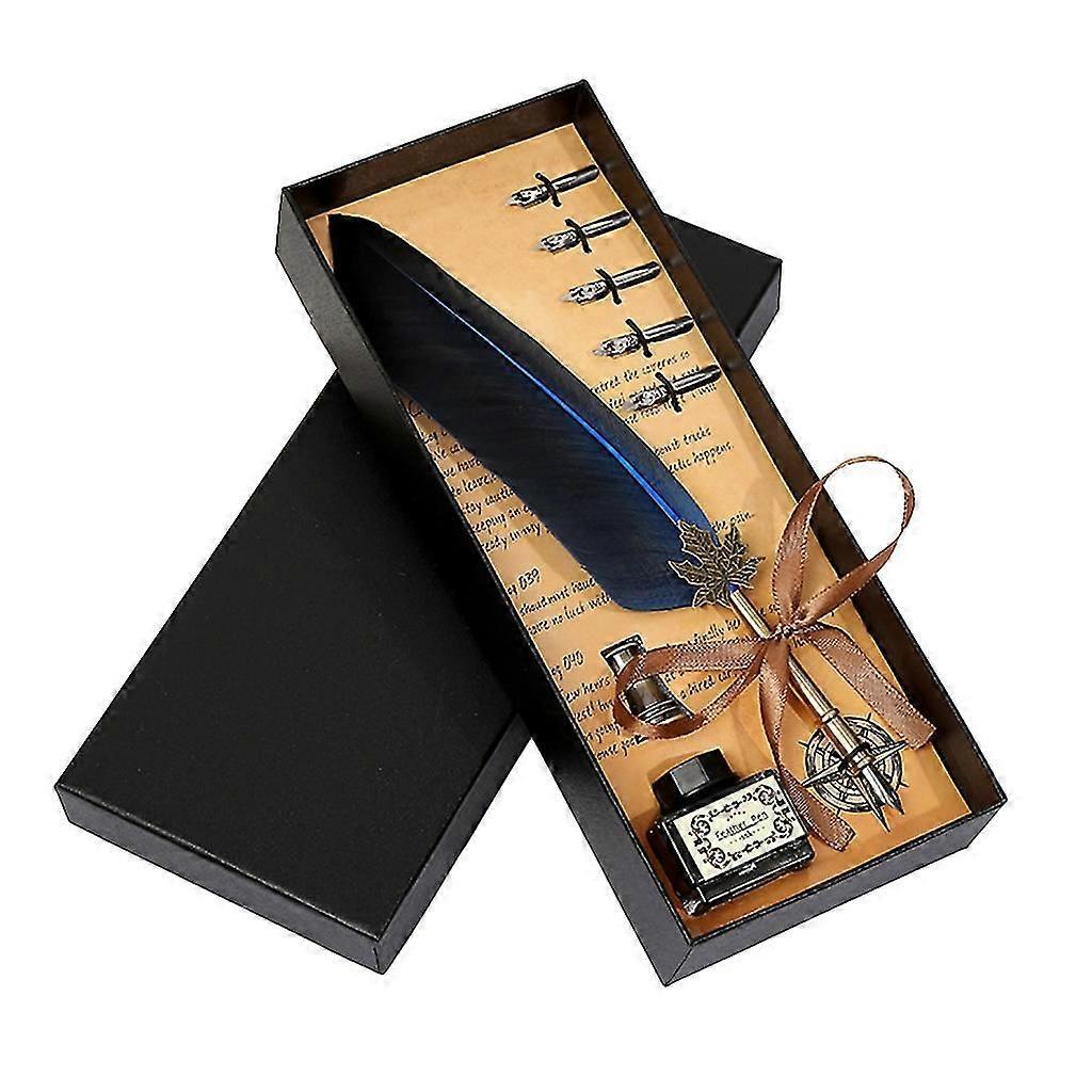 Feather Ink Pen Calligraphy Set
