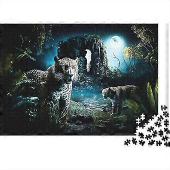 Leopard Jigsaw Puzzles for Adults 1000 Pieces Leopard Creative Wooden Jigsaw Puzzles for Adults Teenagers Puzzles Challenging Game Style-157