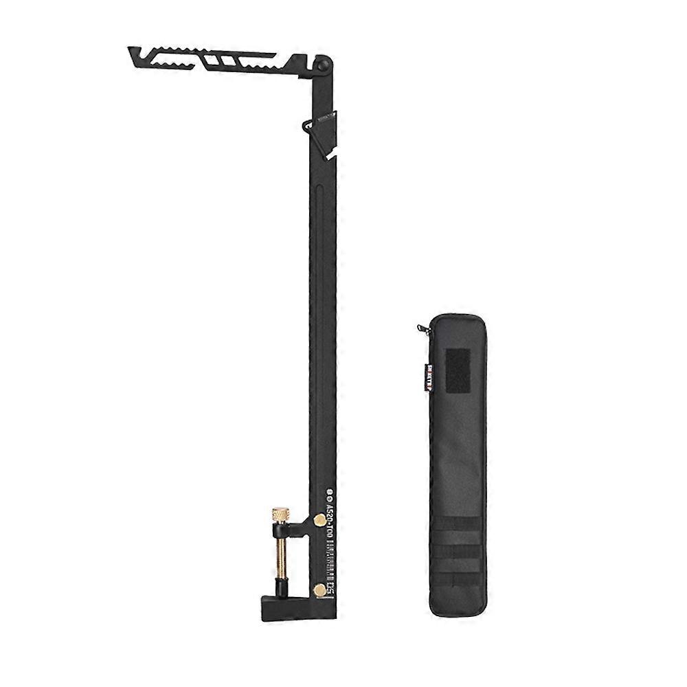 Outdoor Portable Camping Lamp Stand Adjustable Telescopic Light Holder Stainless Steel Multiple Height Levels Compact Design Easy Setup Durable Materi