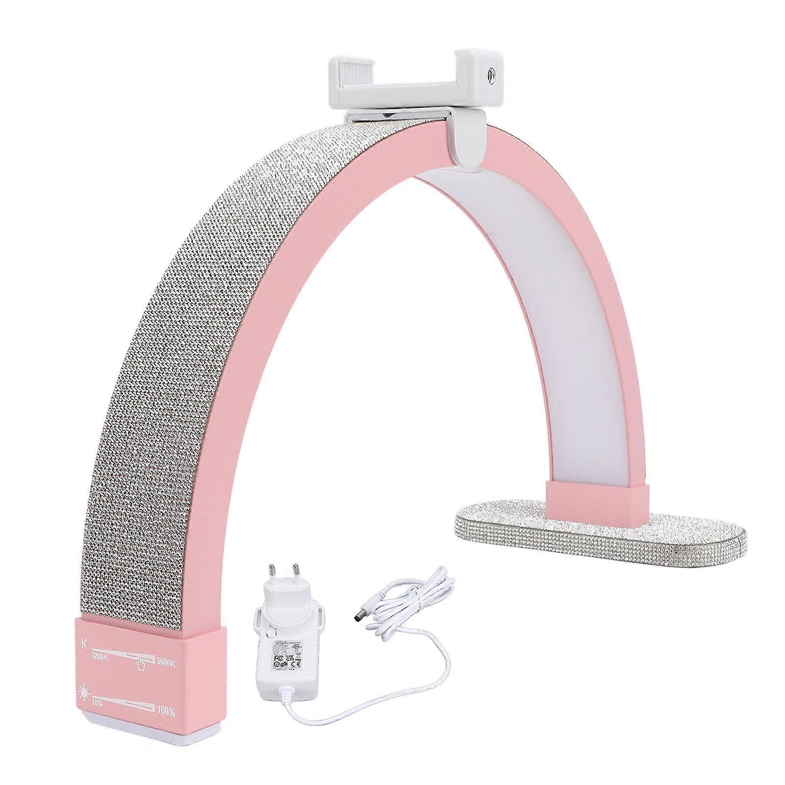 Half Moon Nail Desk Lamp - Energy Efficient, Touch Control, Versatile Beauty Lighting