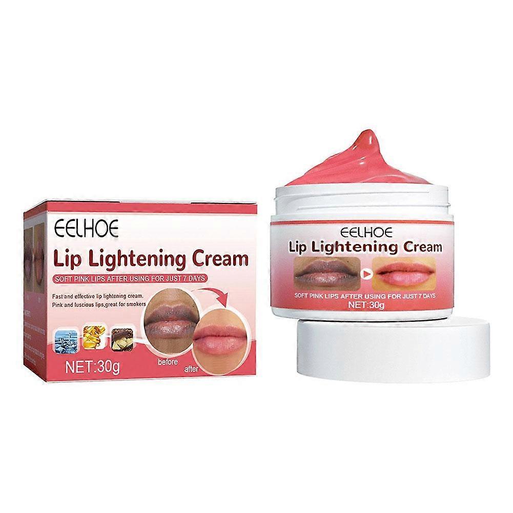 30g(A)$EELHOE Moisturizing Brightening Lip Balm Moisturizing Hydrating Repairing Diminishing Lip Lines Anti-drying Brightening Lip Balm