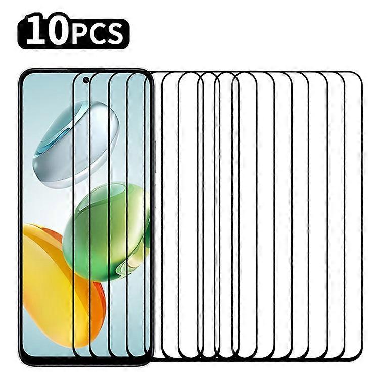RURIHAI 10Pcs互換Honor Play 60 Plus 5Gフルスクリーンプロテクター高アルミニウム-シリコンガラスフィルム