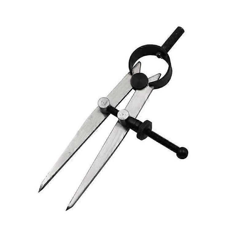 Large Size Metal Adjustable Compass Divider Drawing Tool DIY Leather Spacing Gauge Radius Measurement Tool