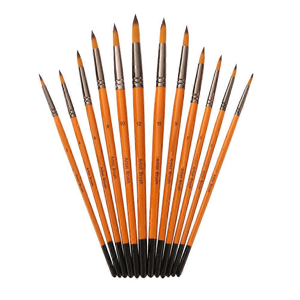 Stylish Wooden Handle Brushes for Painting Enthusiasts, Premium Quality