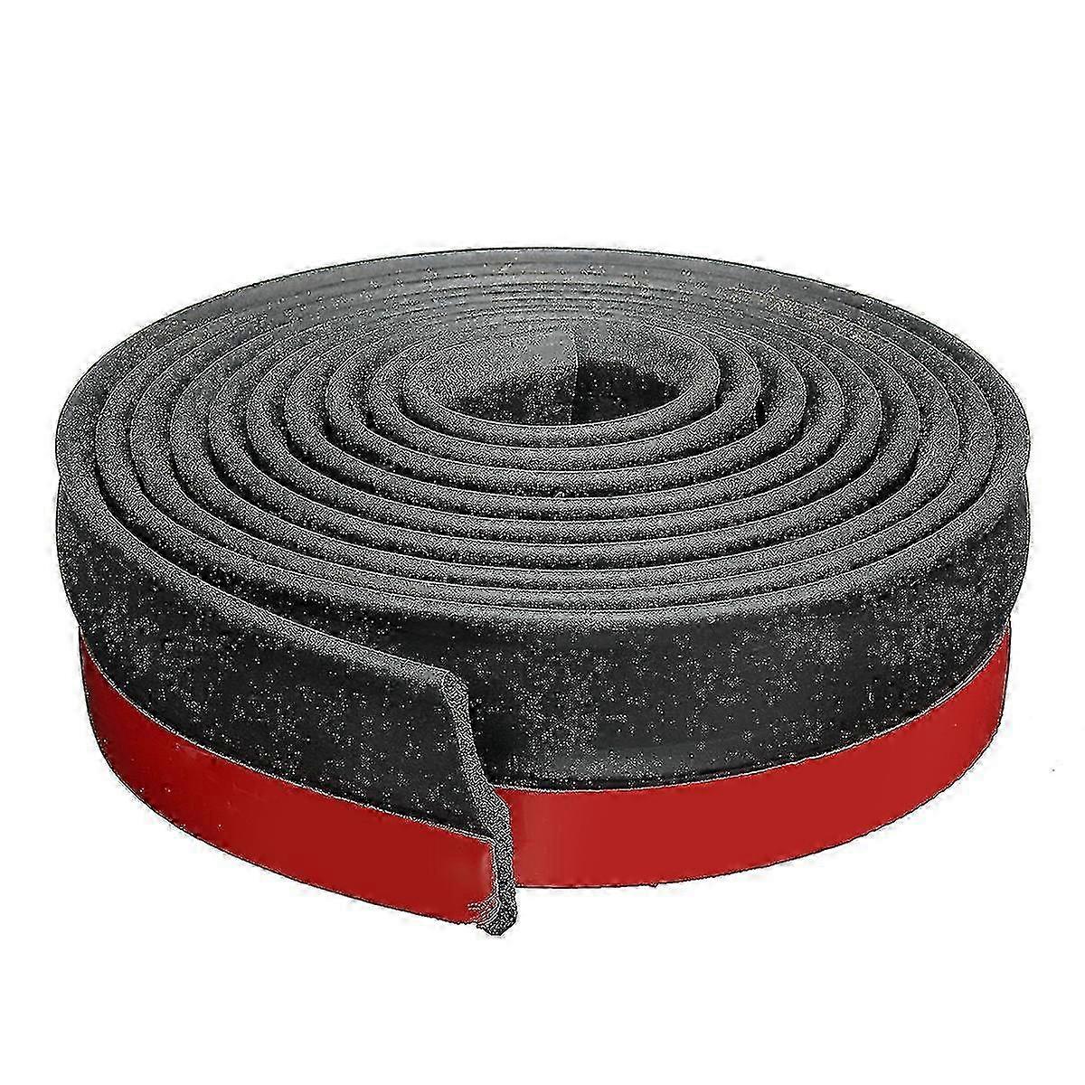 Bande d’étanchéité 5m pour portes de garage - Décapage inférieur de remplacement en caoutchouc pour une isolation optimale